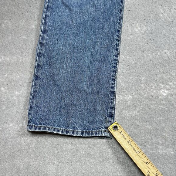 Polo Ralph Lauren Jeans Mens 34x29 Blue Denim Slim Straight Classic RL Red Logo - Picture 13 of 14